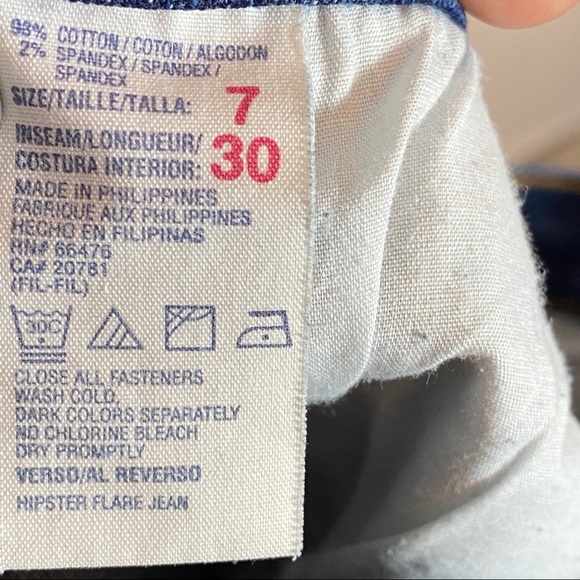 VINTAGE TOMMY HILFIGER BOOT CUT JEAN SIZE 30 waist 14 “ 29” inseam 35 “ L - Picture 7 of 8